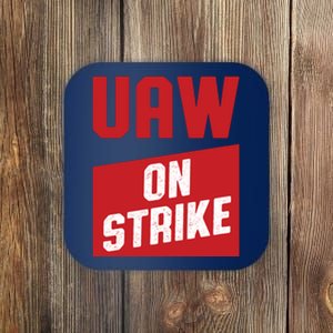 UAW On Strike (RED) Coaster