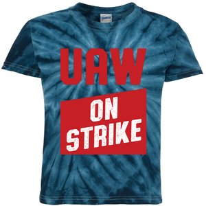 UAW On Strike (RED) Kids Tie-Dye T-Shirt