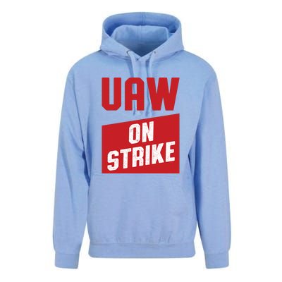 UAW On Strike (RED) Unisex Surf Hoodie