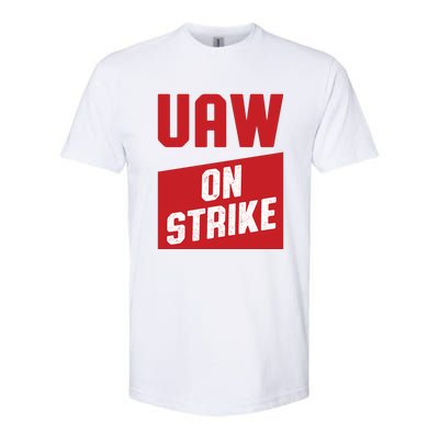 UAW On Strike (RED) Softstyle® CVC T-Shirt