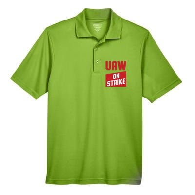 Uaw On Strike Men's Origin Performance Piqué Polo