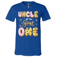 Uncle Of Sweet One Ice Cream 1st First Birthday Family Great Gift V-Neck T-Shirt