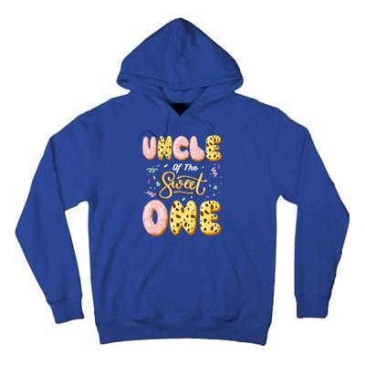 Uncle Of Sweet One Ice Cream 1st First Birthday Family Great Gift Tall Hoodie