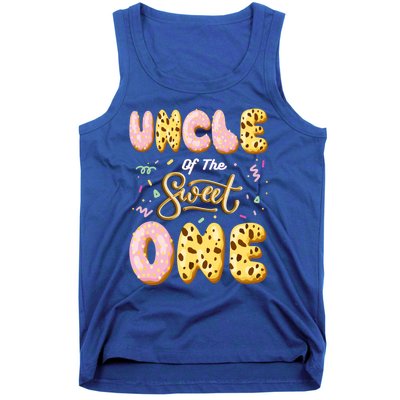 Uncle Of Sweet One Ice Cream 1st First Birthday Family Great Gift Tank Top