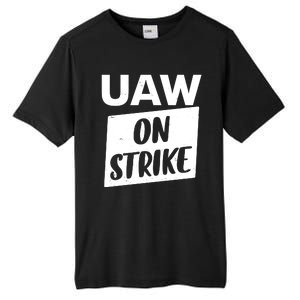 UAW On Strike United Auto Workers Strike Tall Fusion ChromaSoft Performance T-Shirt