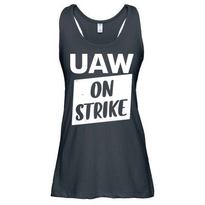 UAW On Strike United Auto Workers Strike Ladies Essential Flowy Tank