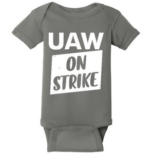 UAW On Strike United Auto Workers Strike Baby Bodysuit