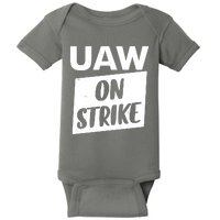 UAW On Strike United Auto Workers Strike Baby Bodysuit