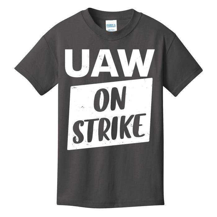 UAW On Strike United Auto Workers Strike Kids T-Shirt