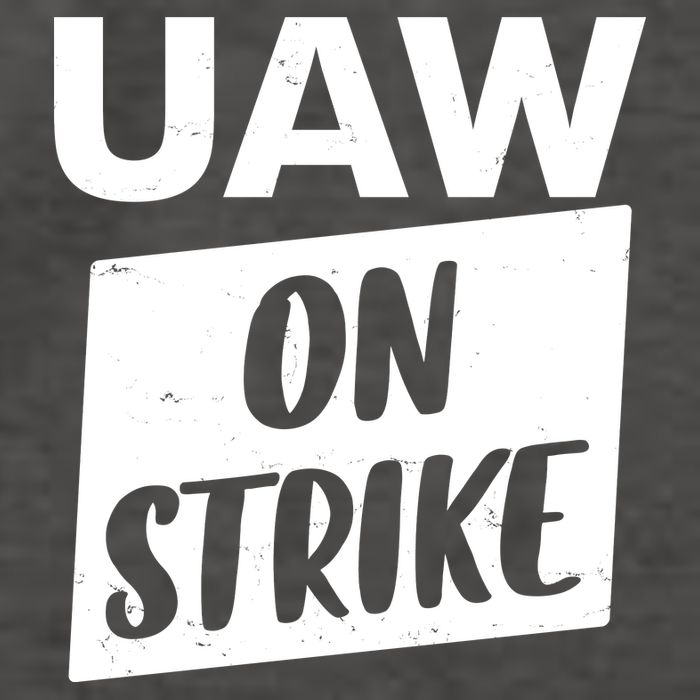 UAW On Strike United Auto Workers Strike Vector Backpack