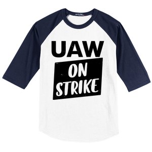 UAW On Strike United Auto Workers Strike Baseball Sleeve Shirt