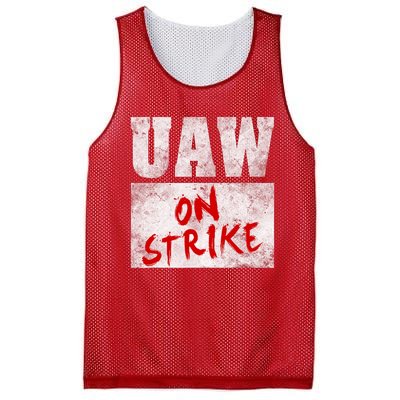 UAW On Strike Red United Auto Union Workers UAW Striking Mesh Reversible Basketball Jersey Tank