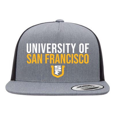 U.N.I.V.E.R.S.I.T.Y Of San Francisco Usf Dons Stacked Flat Bill Trucker Hat