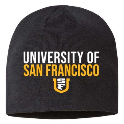 U.N.I.V.E.R.S.I.T.Y Of San Francisco Usf Dons Stacked Sustainable Beanie