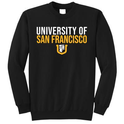 U.N.I.V.E.R.S.I.T.Y Of San Francisco Usf Dons Stacked Tall Sweatshirt