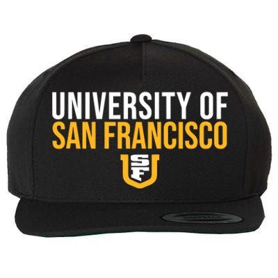 U.N.I.V.E.R.S.I.T.Y Of San Francisco Usf Dons Stacked Wool Snapback Cap