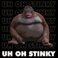 Uh Oh Stinky Poop Meme Funny Monkey Full-Length Apron With Pockets