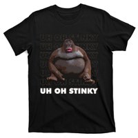 Uh Oh Stinky Poop Meme Funny Monkey T-Shirt