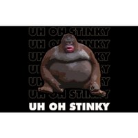 Uh Oh Stinky Poop Meme Funny Monkey Bumper Sticker