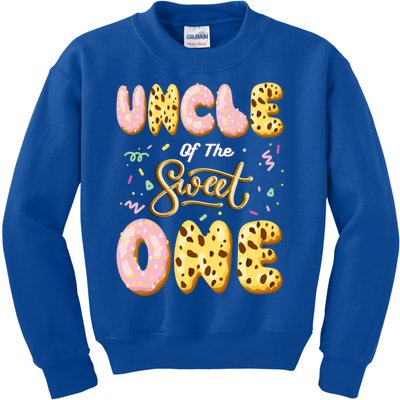 Uncle Of Sweet One Ice Cream 1st First Birthday Family Gift Kids Sweatshirt