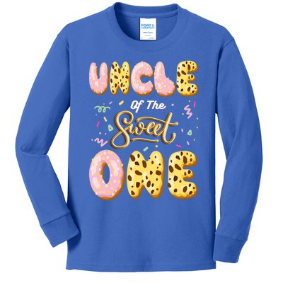 Uncle Of Sweet One Ice Cream 1st First Birthday Family Gift Kids Long Sleeve Shirt