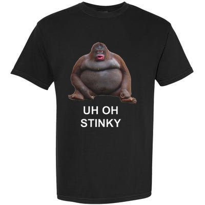 Uh Oh Stinky Poop Le Monke Meme Garment-Dyed Heavyweight T-Shirt