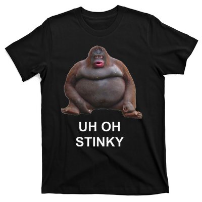 Uh Oh Stinky Poop Le Monke Meme T-Shirt