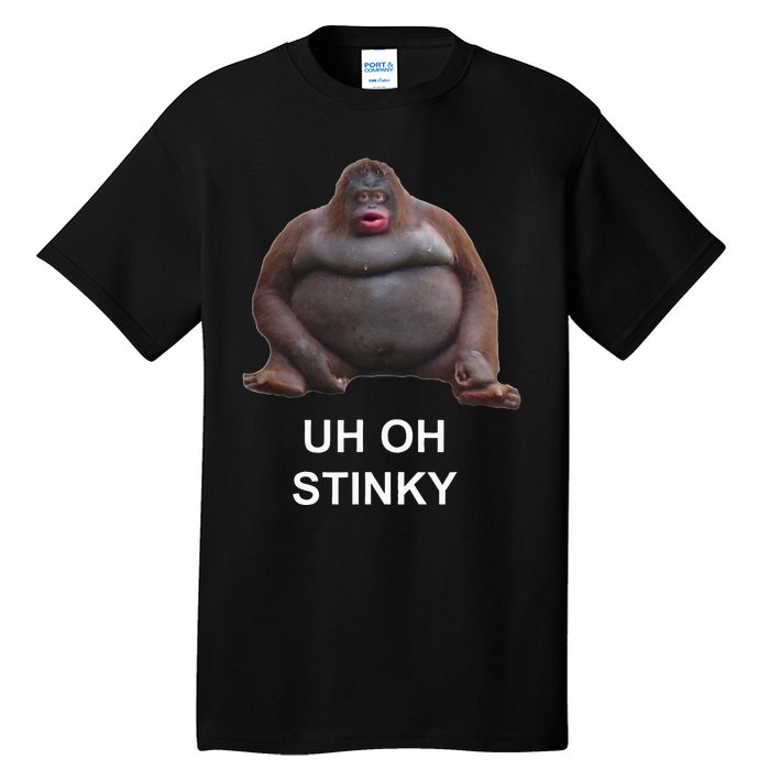 Uh Oh Stinky Poop Le Monke Meme Tall T-Shirt