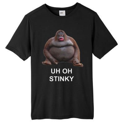 Uh Oh Stinky Poop Le Monke Meme Tall Fusion ChromaSoft Performance T-Shirt