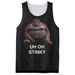 Uh Oh Stinky Poop Le Monke Meme Mesh Reversible Basketball Jersey Tank