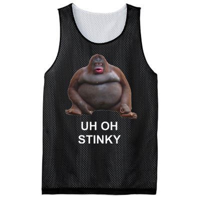 Uh Oh Stinky Poop Le Monke Meme Mesh Reversible Basketball Jersey Tank