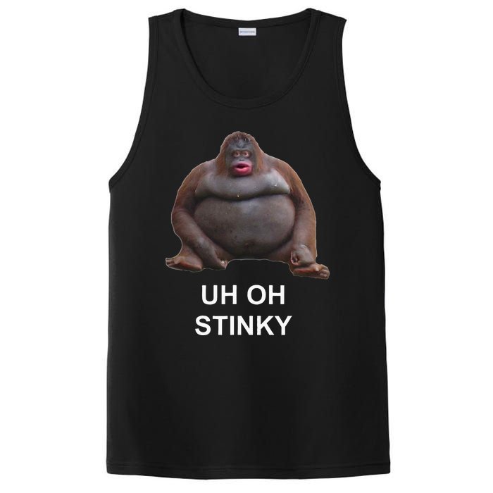 Uh Oh Stinky Poop Le Monke Meme PosiCharge Competitor Tank