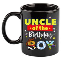 Uncle Of The Birthday Boy Toy Familly Matching Story 11oz C Handle Ceramic Mug