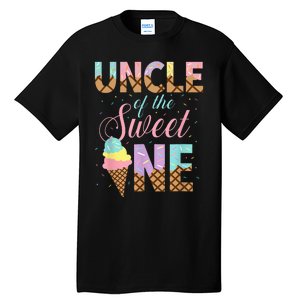 Uncle Of The Sweet One Ice Cream 1st First Birthday Family Tall T-Shirt