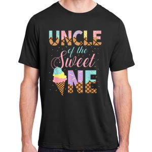 Uncle Of The Sweet One Ice Cream 1st First Birthday Family Adult ChromaSoft Performance T-Shirt