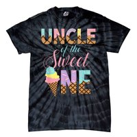 Uncle Of The Sweet One Ice Cream 1st First Birthday Family Tie-Dye T-Shirt