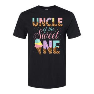 Uncle Of The Sweet One Ice Cream 1st First Birthday Family Softstyle CVC T-Shirt