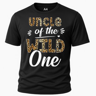 Uncle Of The Wild One Zoo Themed 1st Birthday Party Cooling Performance Crew T-Shirt