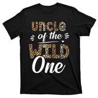 Uncle Of The Wild One Zoo Themed 1st Birthday Party T-Shirt