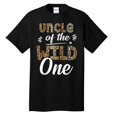 Uncle Of The Wild One Zoo Themed 1st Birthday Party Tall T-Shirt