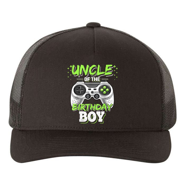 Uncle Of The Birthday Boy Matching Video Game Birthday Gift Yupoong Adult 5-Panel Trucker Hat