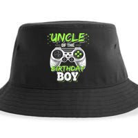 Uncle Of The Birthday Boy Matching Video Game Birthday Gift Sustainable Bucket Hat