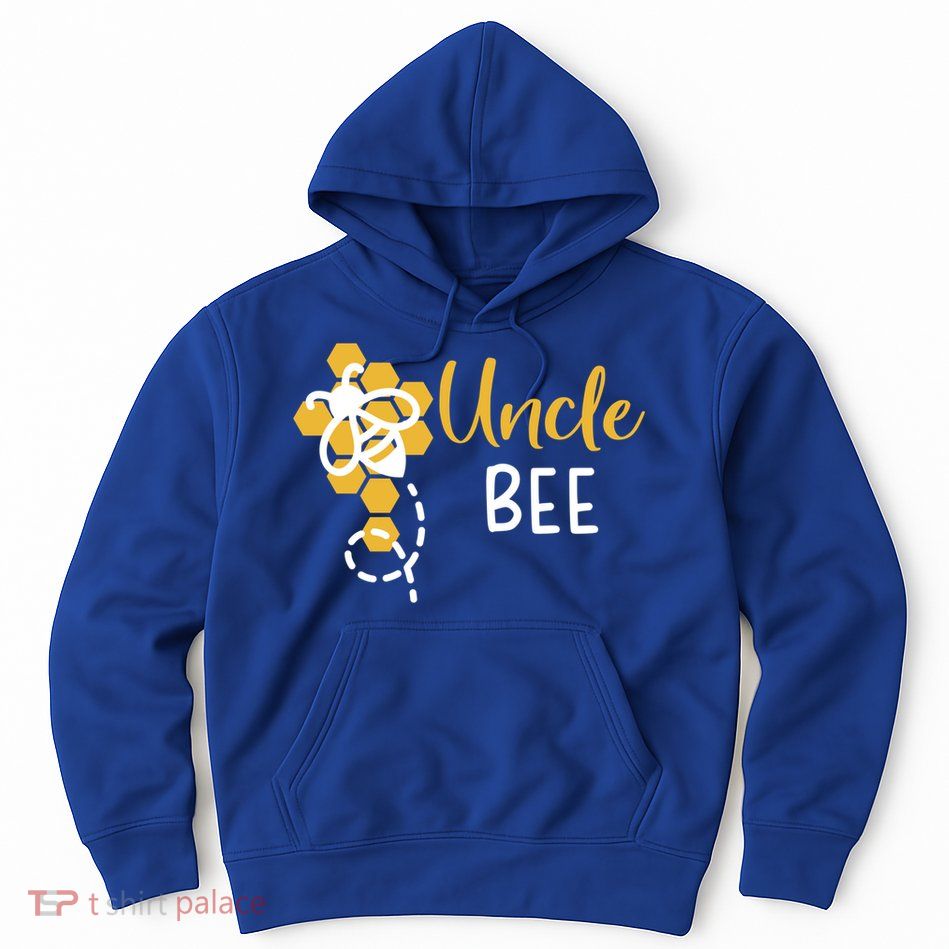 Uncle Of The Bee 1st Birthday Outfit First Bee Day Family Funny Gift Hoodie
