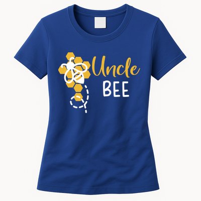 Uncle Of The Bee 1st Birthday Outfit First Bee Day Family Funny Gift Womens T-Shirt
