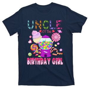 Uncle Of The Birthday Gifts Candy Land Candy Birthday T-Shirt