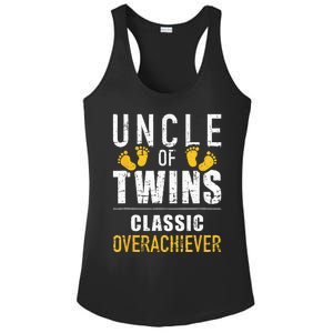 Uncle of twins classic overachiever Ladies PosiCharge Competitor Racerback Tank