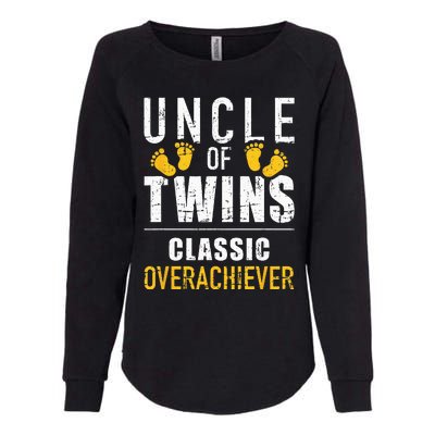 Uncle of twins classic overachiever Womens California Wash Sweatshirt