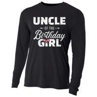 Uncle of the birthday daughter matching family Cooling Performance Long Sleeve Crew