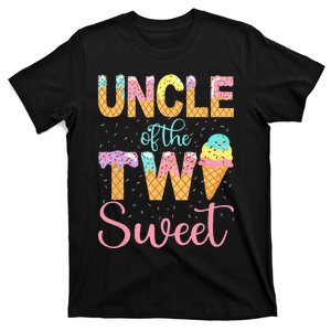 Uncle Of The Two Sweet Birthday Girl Ice Cream 2nd T-Shirt