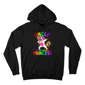 Uncle of the Birthday Princess Dabbing Unicorn Hoodie